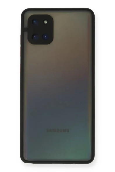 Newface Samsung Galaxy A81 / Note 10 Lite Kılıf Montreal Silikon Kapak - Siyah ürün görseli 1