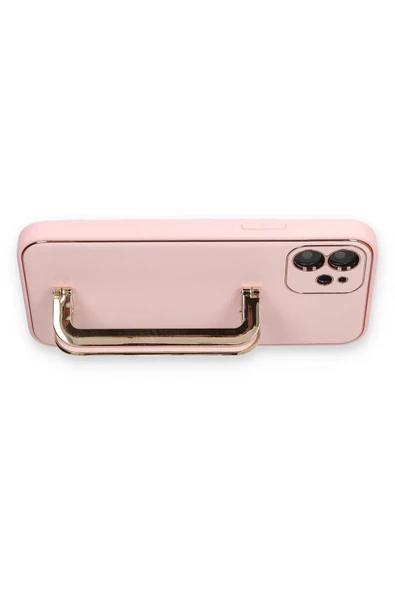 Newface Apple iPhone 12 Kılıf Coco Elit Kapak - Pembe - Resim 3