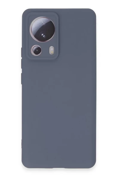 Newface Xiaomi Mi 13 Lite Kılıf Nano içi Kadife Silikon - Gri ürün görseli 1