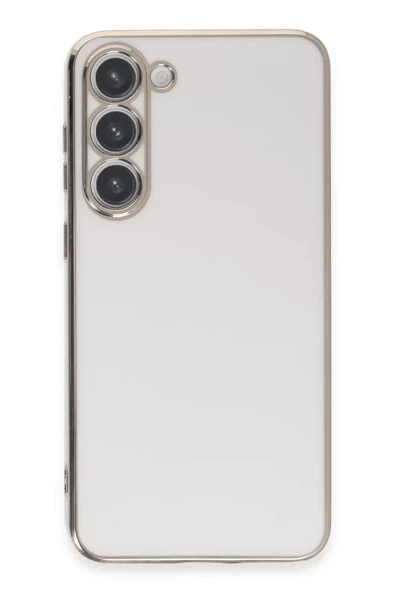 Newface Samsung Galaxy S23 Kılıf Volet Silikon - Beyaz ürün görseli 1