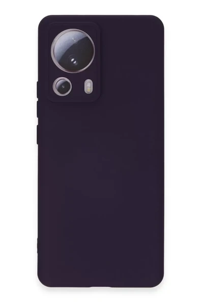 Newface Xiaomi Mi 13 Lite Kılıf Nano içi Kadife Silikon - Mor ürün görseli 1