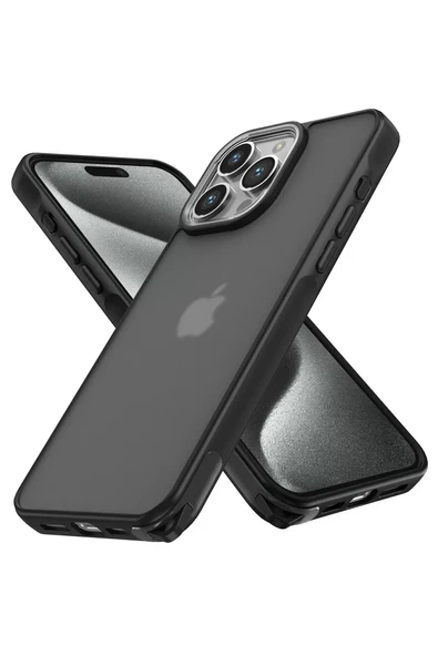 Newface Apple iPhone 14 Pro Max Kılıf Elegant Kapak - Siyah ürün görseli 1