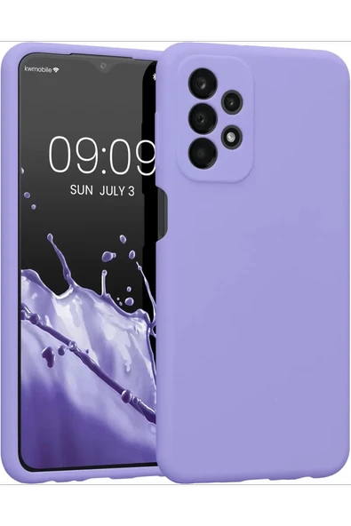 Newface Samsung Galaxy A23 4G Kılıf First Silikon - Lila ürün görseli 1