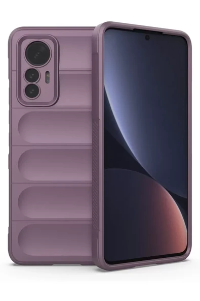 Newface Xiaomi Mi 12 Lite Kılıf Optimum Silikon - Mor ürün görseli 1