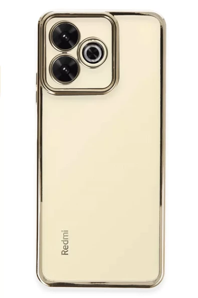 Newface Xiaomi Redmi 13 4G Kılıf Razer Lensli Silikon - Gold ürün görseli 1