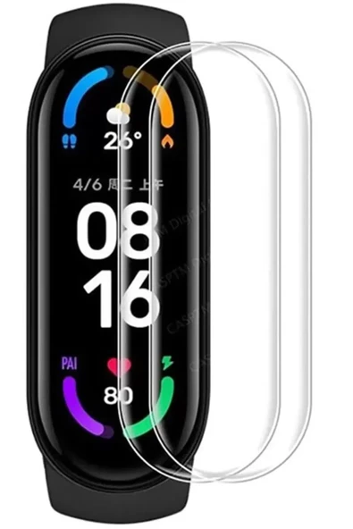 Newface Xiaomi Mi Band 7 Polymer Nano Ekran Koruyucu - Şeffaf ürün görseli 1