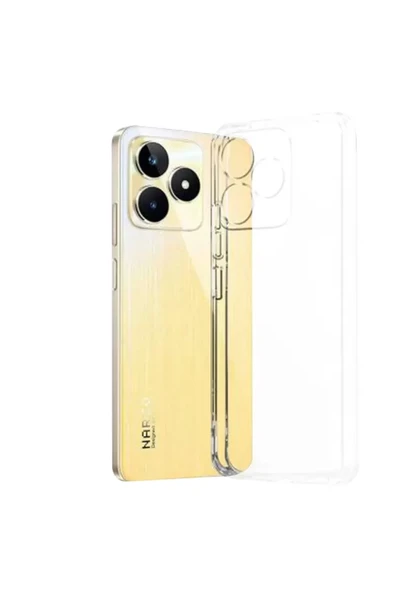 Newface Realme C53 Kılıf Lüx Şeffaf Silikon ürün görseli 1