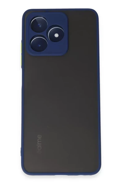 Newface Realme C53 Kılıf Montreal Silikon Kapak - Lacivert ürün görseli 1