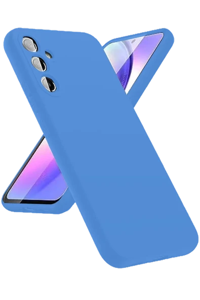 Newface Samsung Galaxy A24 4G Kılıf First Silikon - Mavi ürün görseli 1