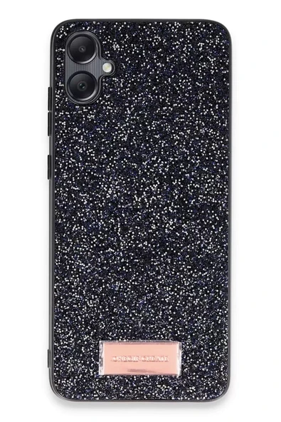 Onegif Samsung Galaxy A05 Bright Simli Kapak - Siyah ürün görseli 1