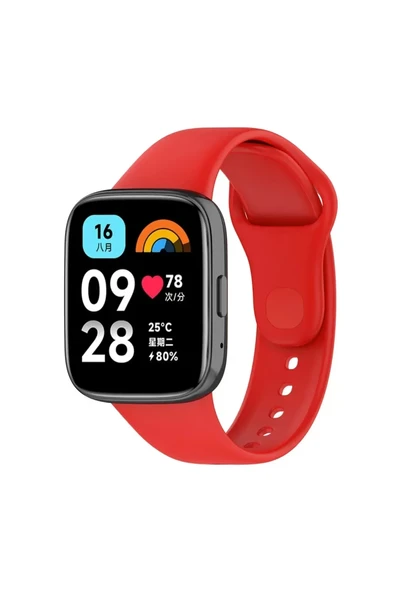 Newface Xiaomi Redmi Watch 3 Active Klasik Kordon - Kırmızı ürün görseli 1
