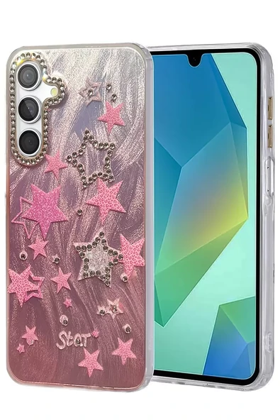 Newface Samsung Galaxy S25 Plus Kılıf Blade Aynalı Desenli Kapak - Desen 7 ürün görseli 1