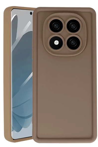 Newface Xiaomi Redmi Note 14 Pro 4G Kılıf Viera Silikon - Kahverengi ürün görseli 1