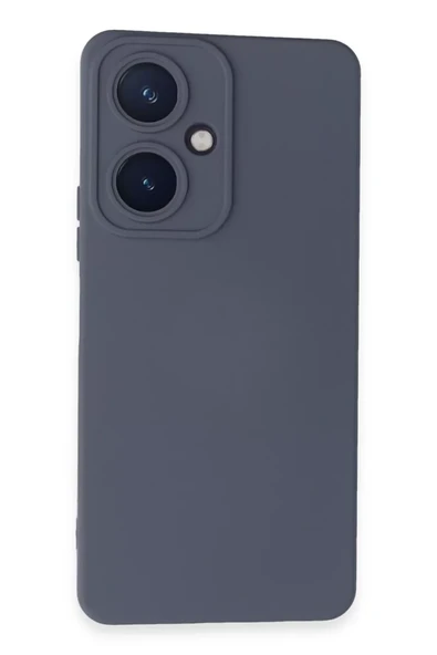 Newface Vivo Y27 Kılıf Nano içi Kadife Silikon - Gri ürün görseli 1
