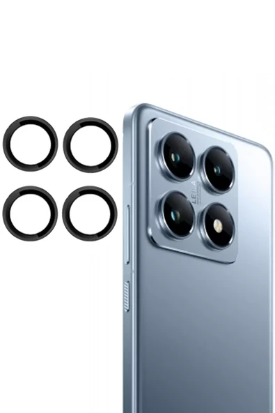 Joko Xiaomi Mi 14T Pro PVD Metal Kamera Lens - Siyah ürün görseli 1