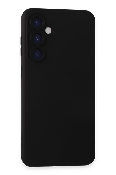 Newface Samsung Galaxy S24 Kılıf Nano içi Kadife Silikon - Siyah ürün görseli 1