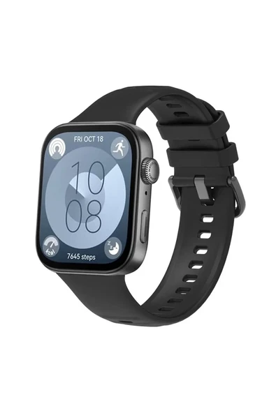 Newface Huawei Watch Fit 3 Klasik Kordon - Siyah ürün görseli 1