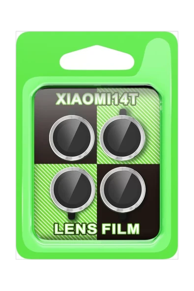 Newface Xiaomi Mi 14T Raze Metal Kamera Lens - Gümüş ürün görseli 1