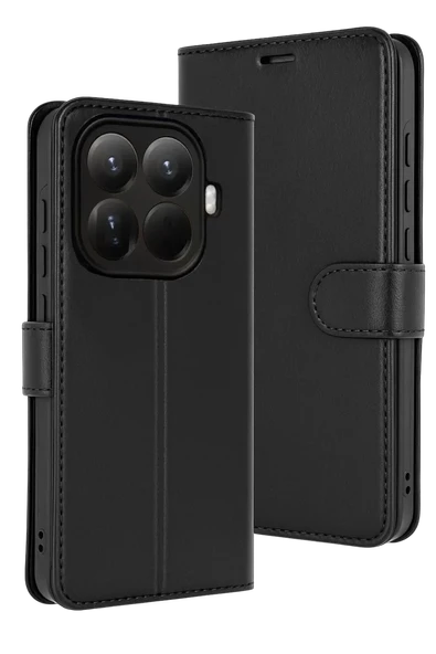 Newface Xiaomi Mi 15T Pro Trend S Plus Kapaklı Kılıf - Siyah ürün görseli 1