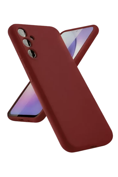 Newface Samsung Galaxy A24 4G Kılıf First Silikon - Bordo ürün görseli 1