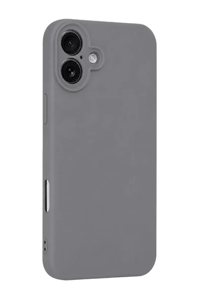 Newface Apple iPhone 16 Plus Kılıf First Silikon - Gri - Resim 2