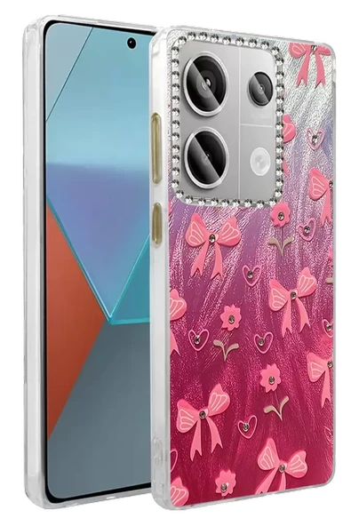 Newface Xiaomi Redmi Note 13 Pro 4G Kılıf Blade Aynalı Desenli Kapak - Desen 3 ürün görseli 1