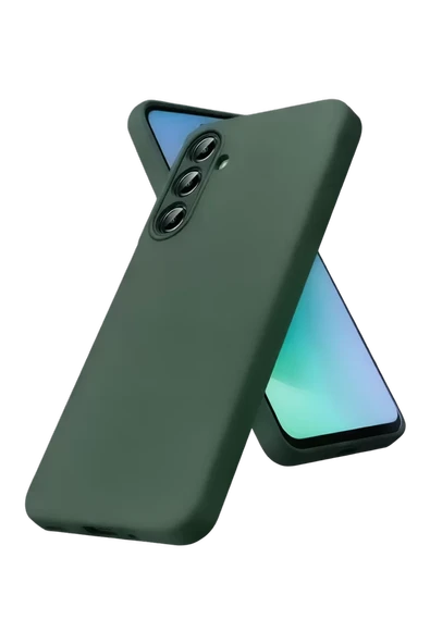 Newface Samsung Galaxy A57 5G First Silikon - Koyu Yeşil ürün görseli 1