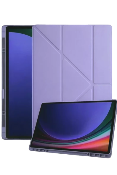Newface Samsung Galaxy Tab A11 Plus Kalemlikli Mars Tablet Kılıfı - Lila ürün görseli 1