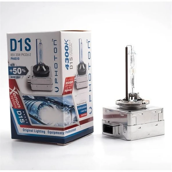 PHOTON AMPUL PHOTON D1S 4300K +%50 FAZLA IŞIK ürün görseli 1