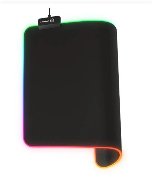 Rampage BLITZ RGB M (MP-23) Siyah 252-328-3mm RGB Ledli Gaming Mouse Pad ürün görseli 1