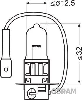 OSRAM H3 NL - İkili Kutu 64151NL-2HB 55W12VPK22S5X2BOXTRQR2BOSRAM AMPUL ürün görseli 1