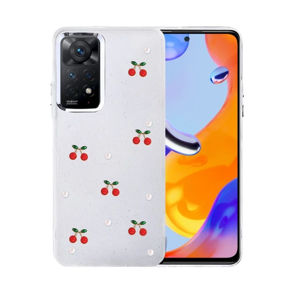 Xiaomi Redmi Note 11 Pro Fiyonk Desenli Kapak - Desen 9 ürün görseli 1