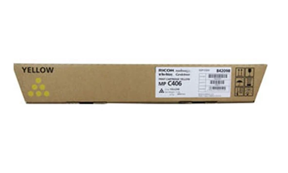 Ricoh MP C306 Yellow Sarı Orjinal Fotokopi Toneri MP C307-406 6.000 Syf. ürün görseli 1