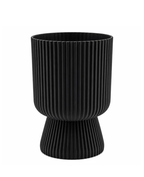 SO-LTSA03 Lotus Ayaklı Plastik Vazo Çiçek Saksı 10,5 Lt No: 3 Siyah 6 Adet - Resim 4