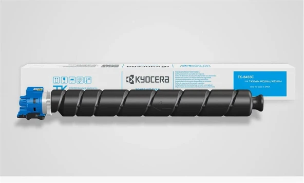 Kyocera TK-8455C Cyan Mavi Orjinal Fotokopi Toneri TASKalfa MZ2501ci - MZ3501ci 12.000 Sayfa ürün görseli 1