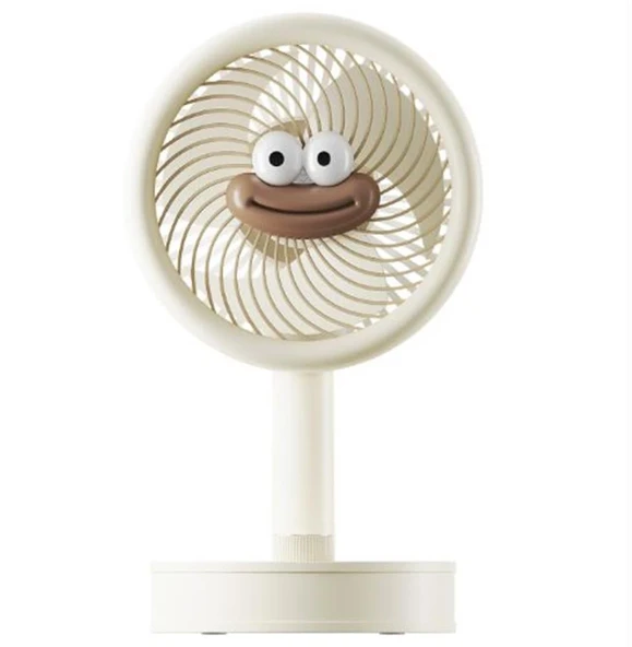 Everest EFN14 Krem 1200mAh 3 Hız Kademeli Masaüstü USB Fan ürün görseli 1