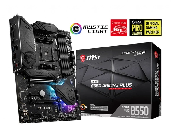 MSI MB MPG B550 GAMING PLUS ürün görseli 1