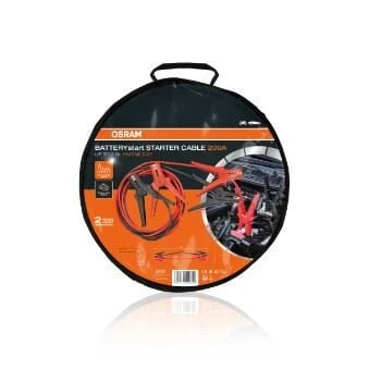 OSRAM BATTERYSTART STARTER CABLE 200A AKÜ TAKVİYE KABLOLARI ürün görseli 1