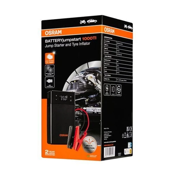 OSRAM BATTERY JUMPSTART 1000TI ürün görseli 1