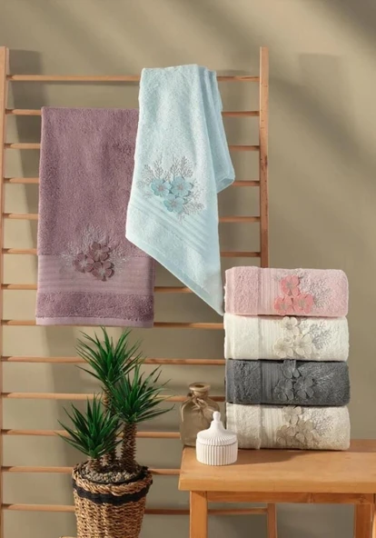 Hobby Velan Style 2 6lı Havlu 50x90 Asorti ürün görseli 1
