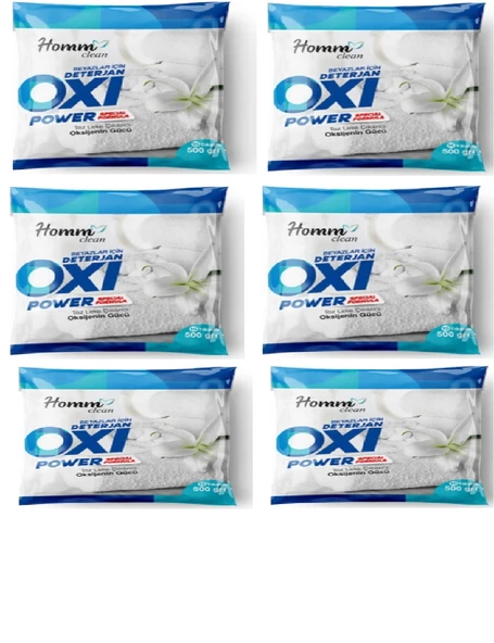 HOMM CLEAN OXI POWER BEYAZLAR İÇİN 510 ML - 6 ADET ürün görseli 1