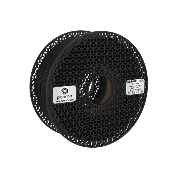 Porima Smart Pla SİYAH Filament 1.75mm 1Kg ürün görseli 1