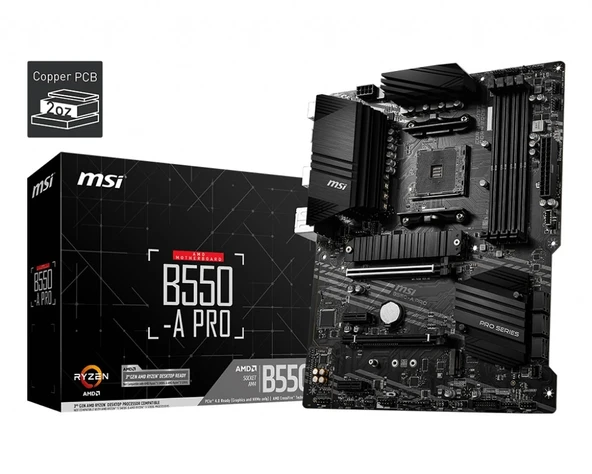 MSI MB B550-A PRO ürün görseli 1