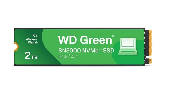 Wd 2TB Green SN3000 M.2 NVMe 5.000 MB-4.000 MB WDS200T4G0E Ssd Disk ürün görseli 1