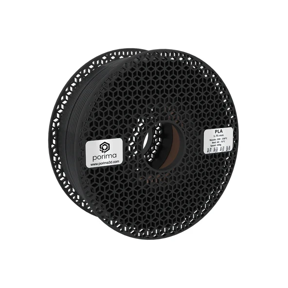 Porima Pla SİYAH Filament 1.75mm 1Kg ürün görseli 1