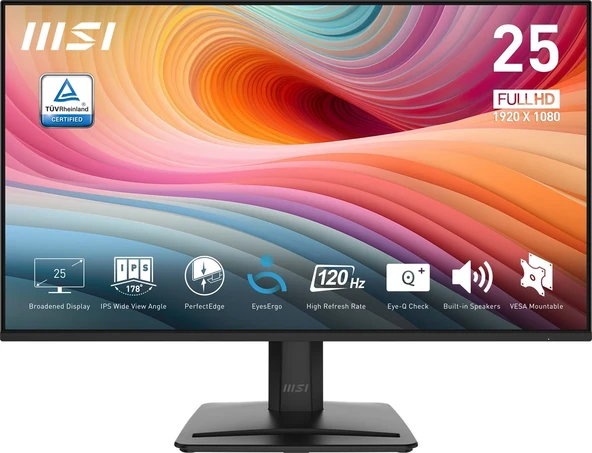 MSI 24.5 PRO MP251 E2 MONITOR ürün görseli 1