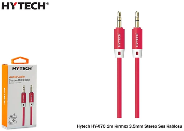 Megatech  MH021 1m Siyah 3.5mm Stereo Ses Kablosu ürün görseli 1