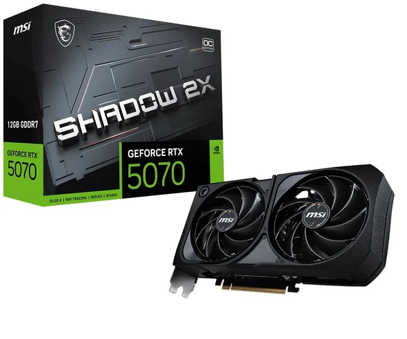 MSI VGA RTX 5070 12G SHADOW 2X OC ürün görseli 1