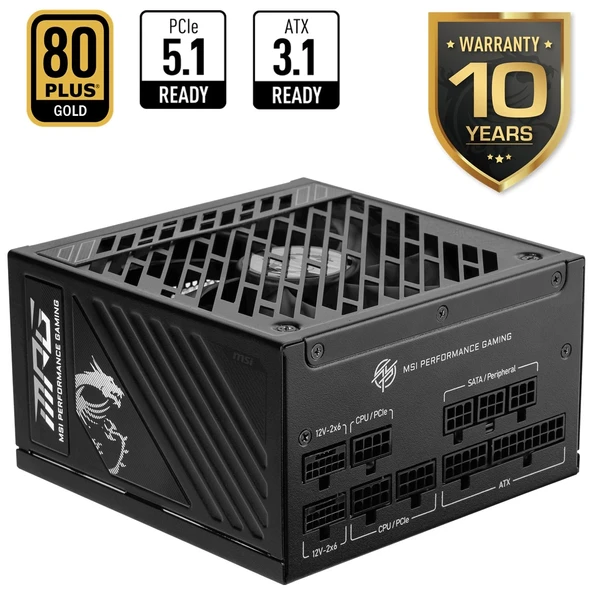 MSI PSU MPG A1250GS PCIE5 ürün görseli 1