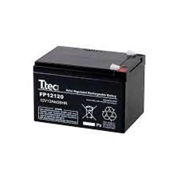Ttec 12V 12AH Base Bakımsız Kuru Akü ürün görseli 1